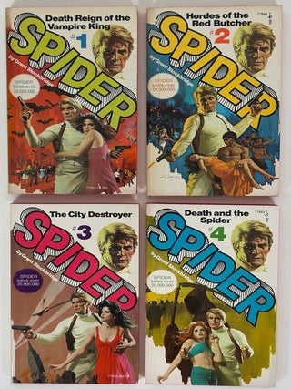 Item #33013 THE SPIDER: DEATH REIGN OF THE VAMPIRE KING, HORDES OF THE RED BUTCHER, THE CITY...