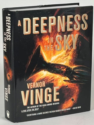 Item #33069 A DEEPNESS IN THE SKY. Vernor Vinge