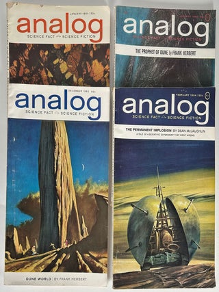 Item #33466 DUNE serialized in ANALOG SCIENCE FICTION/SCIENCE FACT (eight issues). Frank Herbert