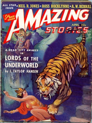 Item #33898 AMAZING STORIES. AMAZING STORIES. April 1941. ., Bernard G. Davis, No. 4 Volume 15