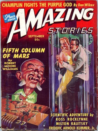 Item #33905 AMAZING STORIES. AMAZING STORIES. September 1940. ., Bernard G. Davis, No. 9 Volume 14