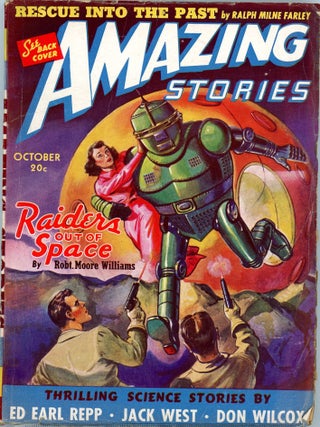 Item #33906 AMAZING STORIES. AMAZING STORIES. October 1940. ., Bernard G. Davis, No. 10 Volume 14