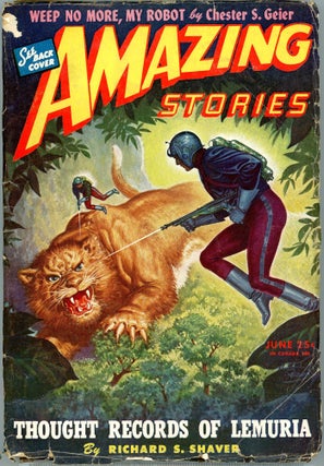 Item #33917 AMAZING STORIES. AMAZING STORIES. June 1945. ., Bernard G. Davis, No. 2 Volume 19