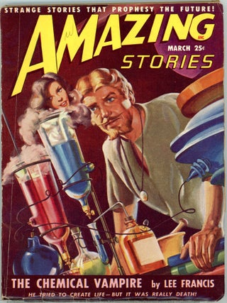 Item #33920 AMAZING STORIES. 1949. . AMAZING STORIES. March, Raymond A. Palmer, No. 3 Volume 23