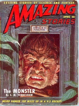 Item #33921 AMAZING STORIES. 1949. . AMAZING STORIES. April, Raymond A. Palmer, No. 4 Volume 23