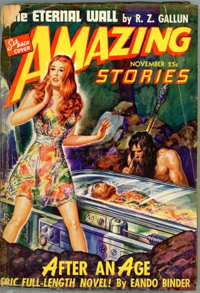 Item #33924 AMAZING STORIES. AMAZING STORIES. November 1942. ., Bernard G. Davis, No. 11 Volume 16
