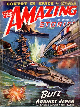 Item #33925 AMAZING STORIES. AMAZING STORIES. September 1942. ., Bernard G. Davis, No. 9 Volume 16
