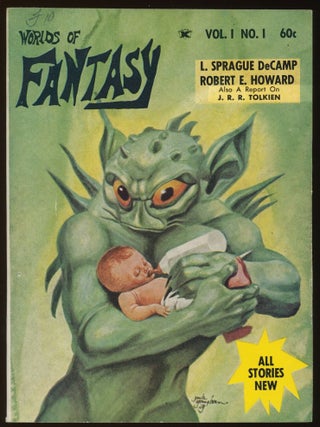 Item #34044 WORLDS OF FANTASY. (Numbers 1-4, all published). 1971. . Lester del Rey WORLD OF...