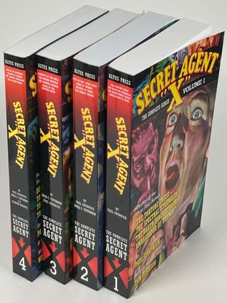 Item #34545 SECRET AGENT "X". THE COMPLETE SERIES. (NINE VOLUMES). Paul Chadwick, G. T....