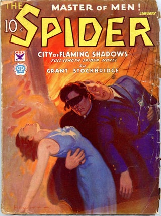 Item #34711 THE SPIDER. 1934. . Rogers Terrill THE SPIDER. January, Number 4 Volume 1