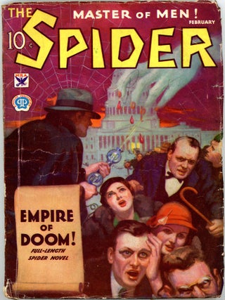 Item #34712 THE SPIDER. 1934. . Rogers Terrill THE SPIDER. February, Number 1 Volume 2