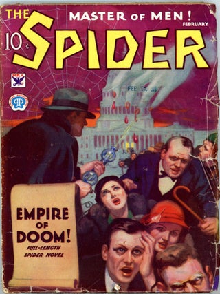 Item #34713 THE SPIDER. 1934. . Rogers Terrill THE SPIDER. February, Number 1 Volume 2