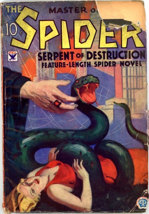 Item #34715 THE SPIDER. 1934. . Rogers Terrill THE SPIDER. April, Number 3 Volume 2