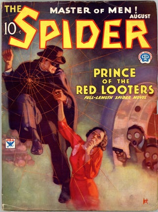 Item #34719 THE SPIDER. 1934. . Rogers Terrill THE SPIDER. August, Number 3 Volume 3