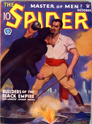 Item #34722 THE SPIDER. 1934. . Rogers Terrill THE SPIDER. October, Number 1 Volume 4