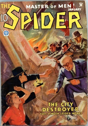 Item #34725 THE SPIDER. 1935. . Rogers Terrill THE SPIDER. January, Number 4 Volume 4