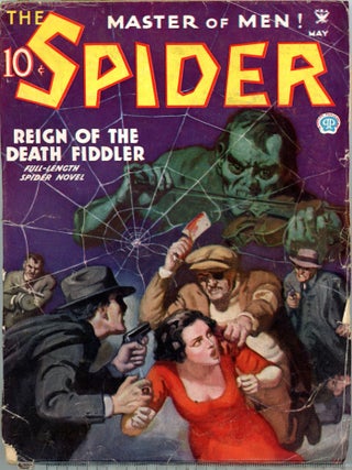 Item #34730 THE SPIDER. 1935. . Rogers Terrill THE SPIDER. May, Number 4 Volume 5