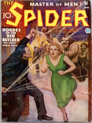 Item #34731 THE SPIDER. 1935. . Rogers Terrill THE SPIDER. June, Number 1 Volume 6