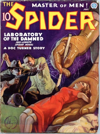 Item #34746 THE SPIDER. 1936. . Rogers Terrill THE SPIDER. July, Number 2 Volume 9