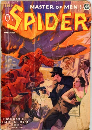 Item #34762 THE SPIDER. 1937. . Rogers Terrill THE SPIDER. November, Number 2 Volume 13