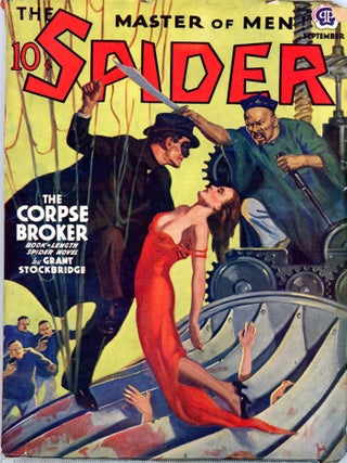 Item #34784 THE SPIDER. 1939. . Rogers Terrill THE SPIDER. September, Number 4 Volume 18