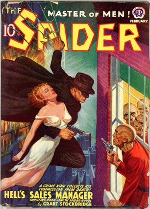 Item #34789 THE SPIDER. 1940. . Loring Dowst THE SPIDER. February, Number 1 Volume 20