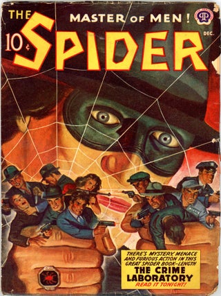 Item #34811 THE SPIDER. 1941. . Loring Dowst THE SPIDER. December, Number 3 Volume 25