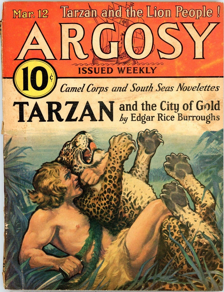 ARGOSY. Edgar Rice Burroughs, ARGOSY. March 12.
