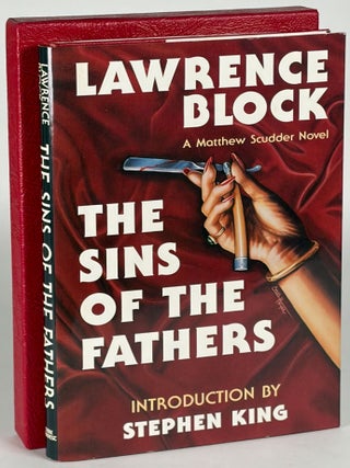 Item #35429 THE SINS OF THE FATHERS. Stephen King, Lawrence Block