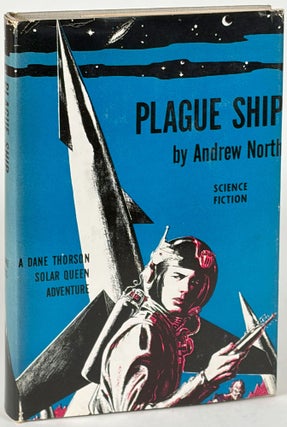 Item #35810 PLAGUE SHIP: A DANE THORSON–SOLAR QUEEN ADVENTURE. Andre Norton, Andrew North