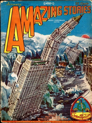 Item #36597 AMAZING STORIES. 1929. . AMAZING STORIES. January, Hugo Gernsback, Number 10 Volume 3