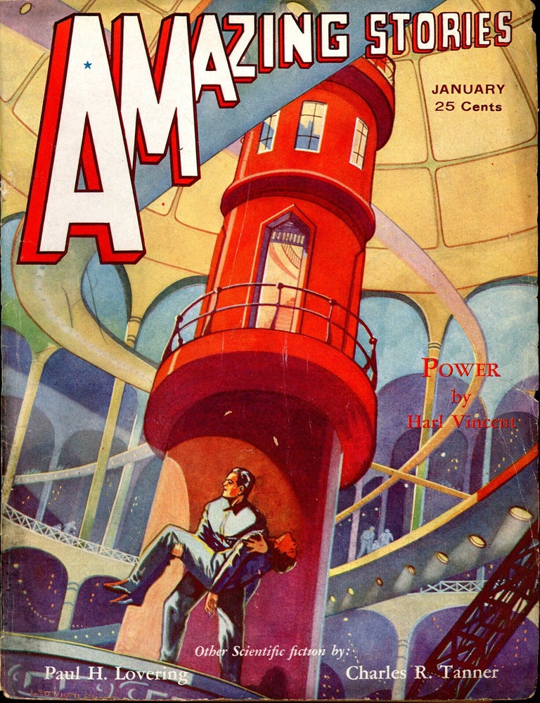 AMAZING STORIES. AMAZING STORIES. January 1932., Volume 6.