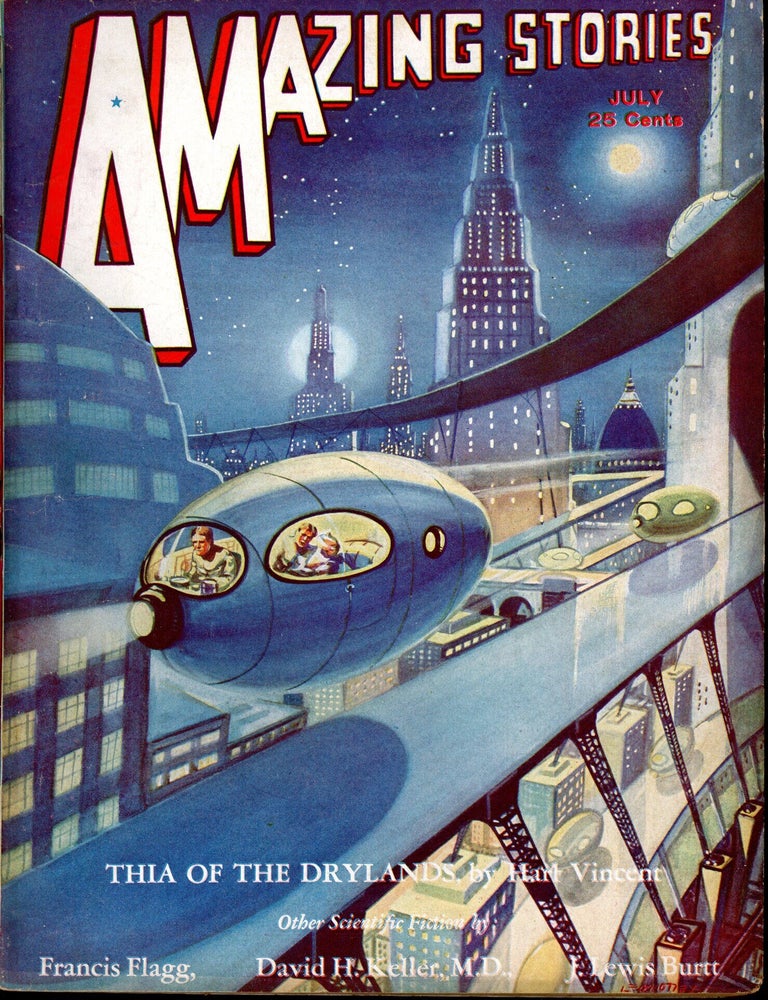 AMAZING STORIES. AMAZING STORIES. July 1932., Volume 7.