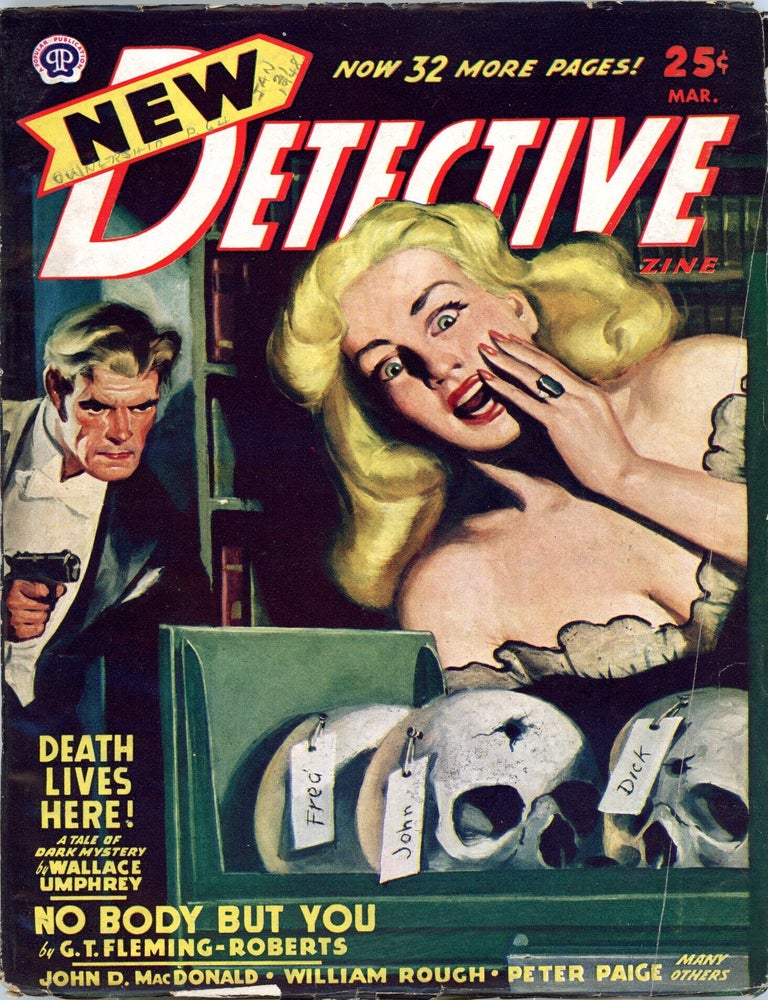 NEW DETECTIVE MAGAZINE. JOHN D. MACDONALD, NEW DETECTIVE MAGAZINE.