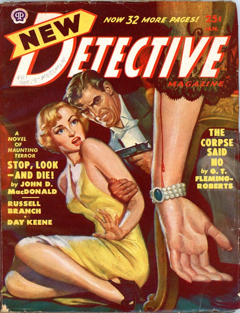 NEW DETECTIVE MAGAZINE. JOHN D. MACDONALD, NEW DETECTIVE MAGAZINE.