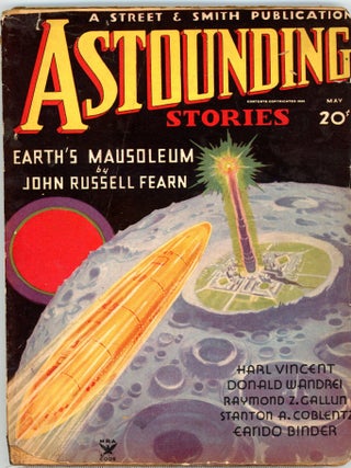 Item #36698 ASTOUNDING STORIES. 1935. . F. Orlin Tremaine ASTOUNDING STORIES. May, No. 3 Volume 15