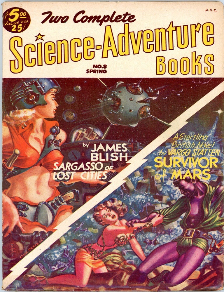 TWO COMPLETE SCIENCE-ADVENTURE BOOKS. TWO COMPLETE SCIENCE-ADVENTURE BOOKS. Spring 1953.