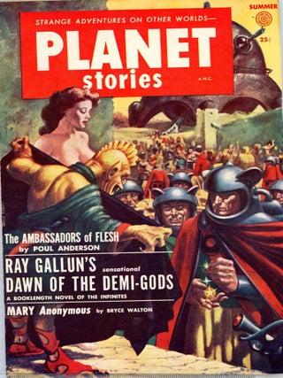 Item #36823 PLANET STORIES. ed PLANET STORIES. Summer 1954. . Jack O'Sullivan, Number 7 Volume 6