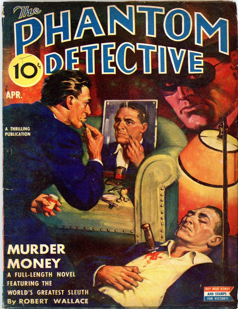 Item #36833 THE PHANTOM DETECTIVE. THE PHANTOM DETECTIVE. April 1943, No. 2 Volume 41.