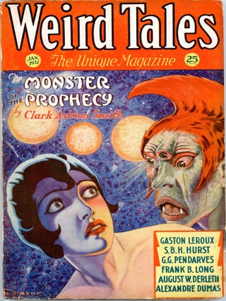 Item #36851 WEIRD TALES. WEIRD TALES. January 1932. . Farnsworth Wright, No. 1 Volume 19
