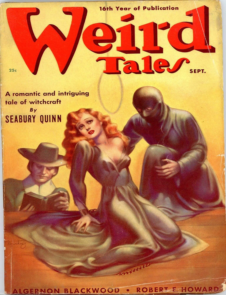 Item #36853 WEIRD TALES. WEIRD TALES. September 1938. . Farnsworth Wright, No. 3 Volume 32.
