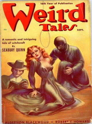 Item #36853 WEIRD TALES. WEIRD TALES. September 1938. . Farnsworth Wright, No. 3 Volume 32