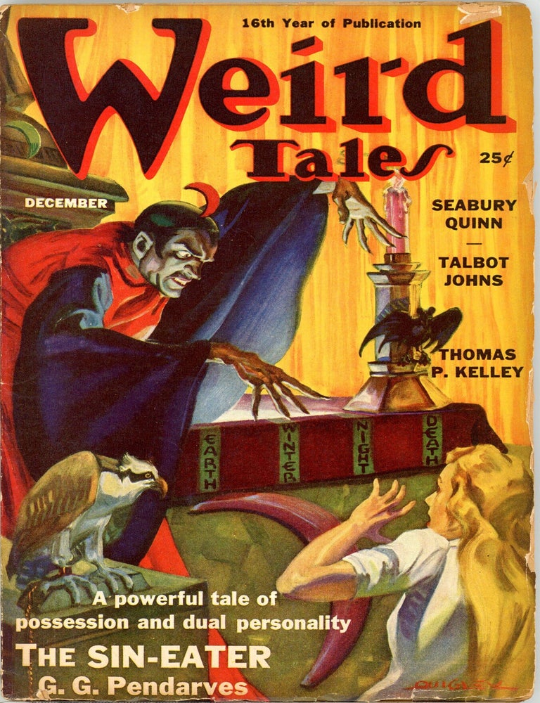 Item #36854 WEIRD TALES. WEIRD TALES. December 1938. . Farnsworth Wright, No. 6 Volume 32.