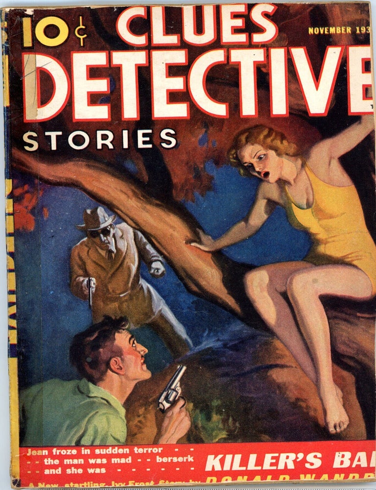 Item #36884 CLUES. 1936. . F. Orlin Tremaine CLUES: DETECTIVE STORIES. November, No. 6 Volume 36.
