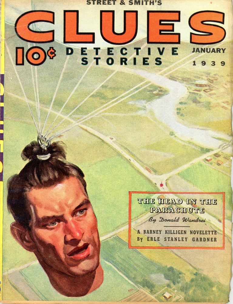 Item #36895 CLUES. Erle Stanley Gardner, 1939. . Anthony Rud CLUES: DETECTIVE STORIES. January, No. 2 Volume 41.