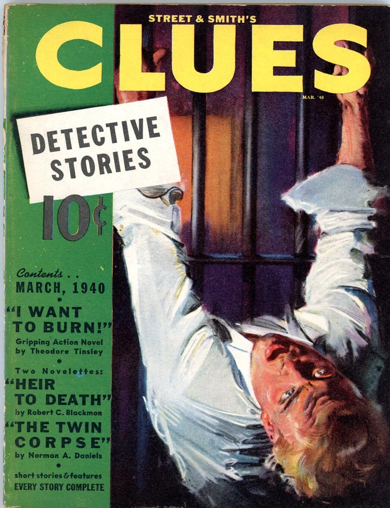 CLUES. 1940 CLUES: DETECTIVE STORIES. March, Volume.