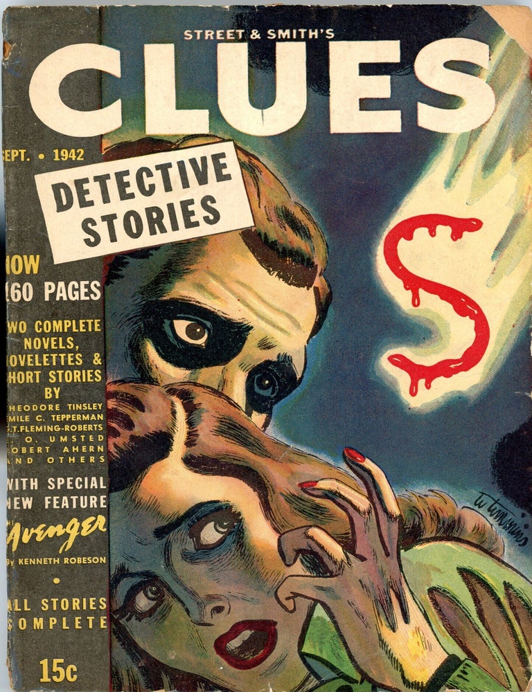 Item #36910 CLUES. 1942. . John Nanovic CLUES: DETECTIVE STORIES. September, No. 3 Volume 46.
