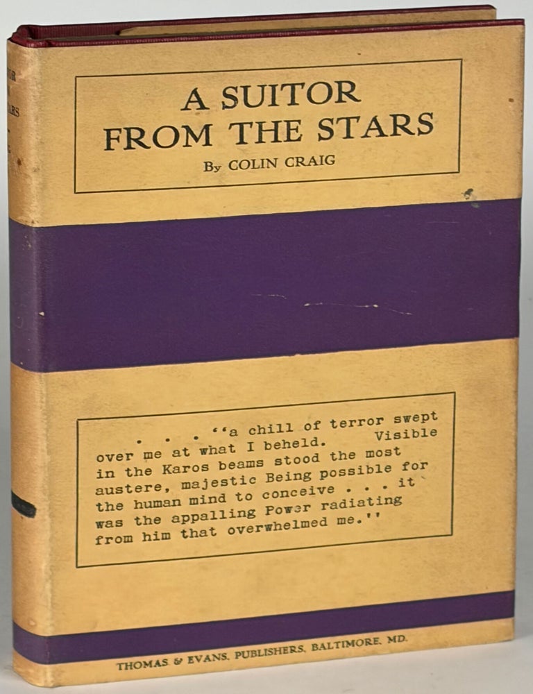 Item #37180 A SUITOR FROM THE STARS. Colin Craig, Henry Spencer Booth.