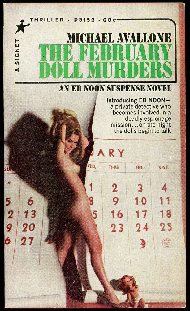 Item #6635 THE FEBRUARY DOLL MURDERS. Michael Avallone.