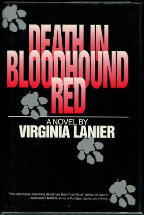 Item #7063 DEATH IN BLOODHOUND RED. Virginia Lanier